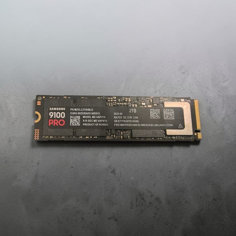 Disque Dur SSD Interne NEUF 💾 Samsung 9100 PRO 2TB PCIe 5.0 NVMe M.2 NEUF
