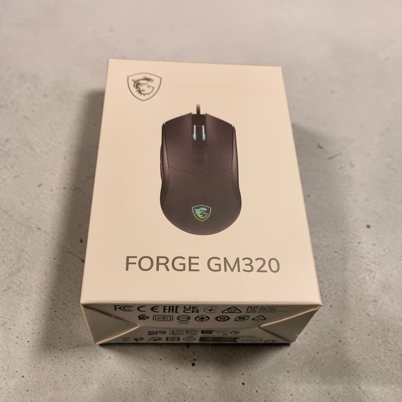 Souris Gaming Neuf Scellé 🖱️ MSI FORGE GM320 RGB (12 800 DPI) 🖤✨