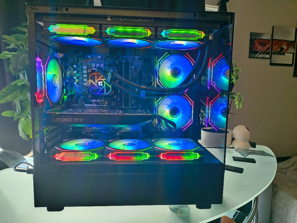 PC gaming aquarium RGB